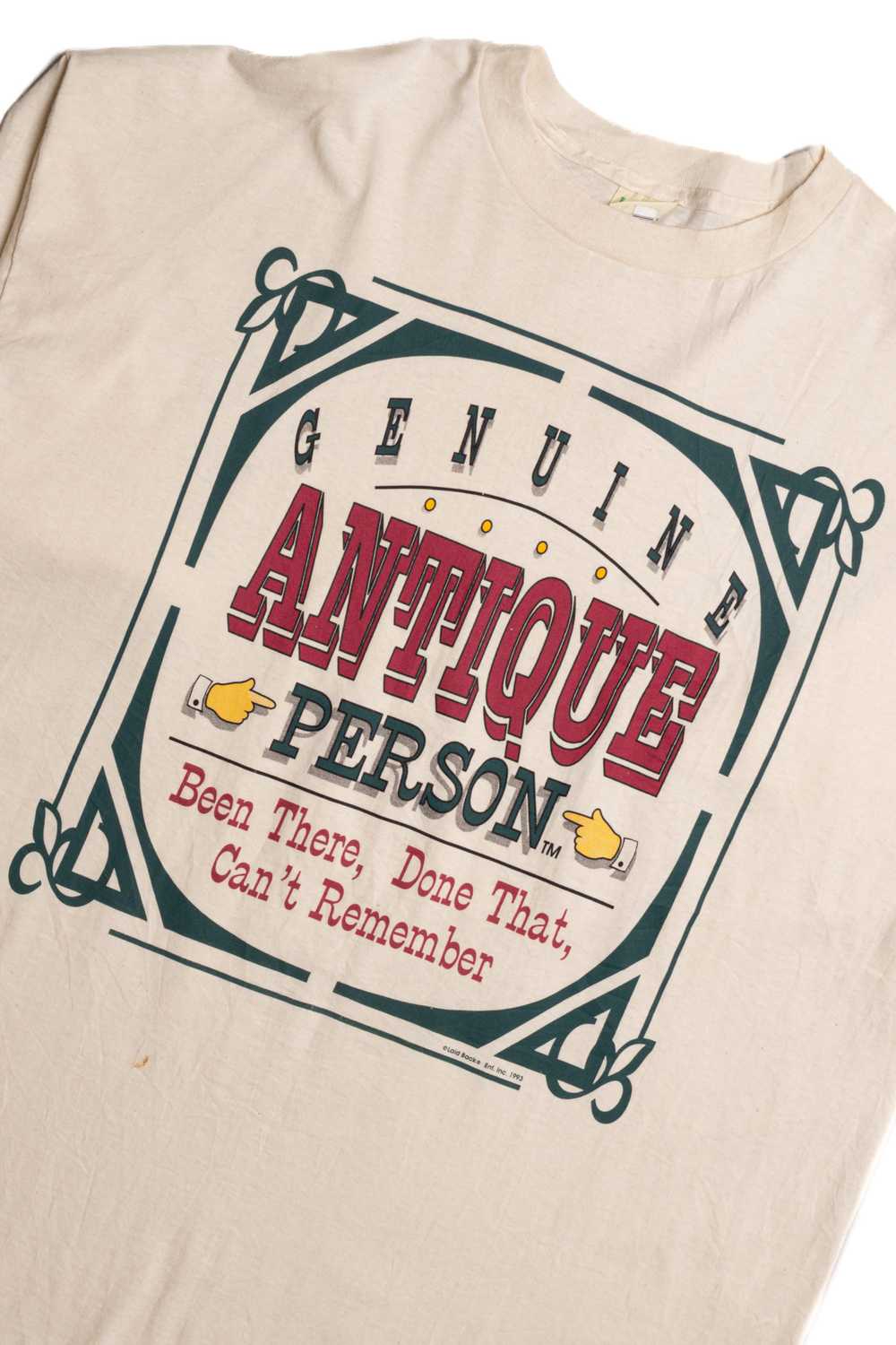 Genuine Antique Person T-Shirt 8495 - image 2