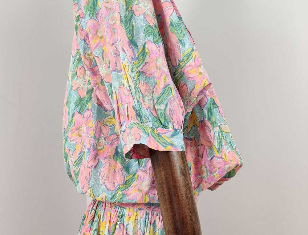 1980s Anokhi Summer Cotton Dress - image 3