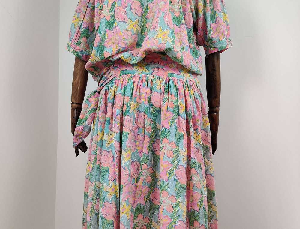 1980s Anokhi Summer Cotton Dress - image 6