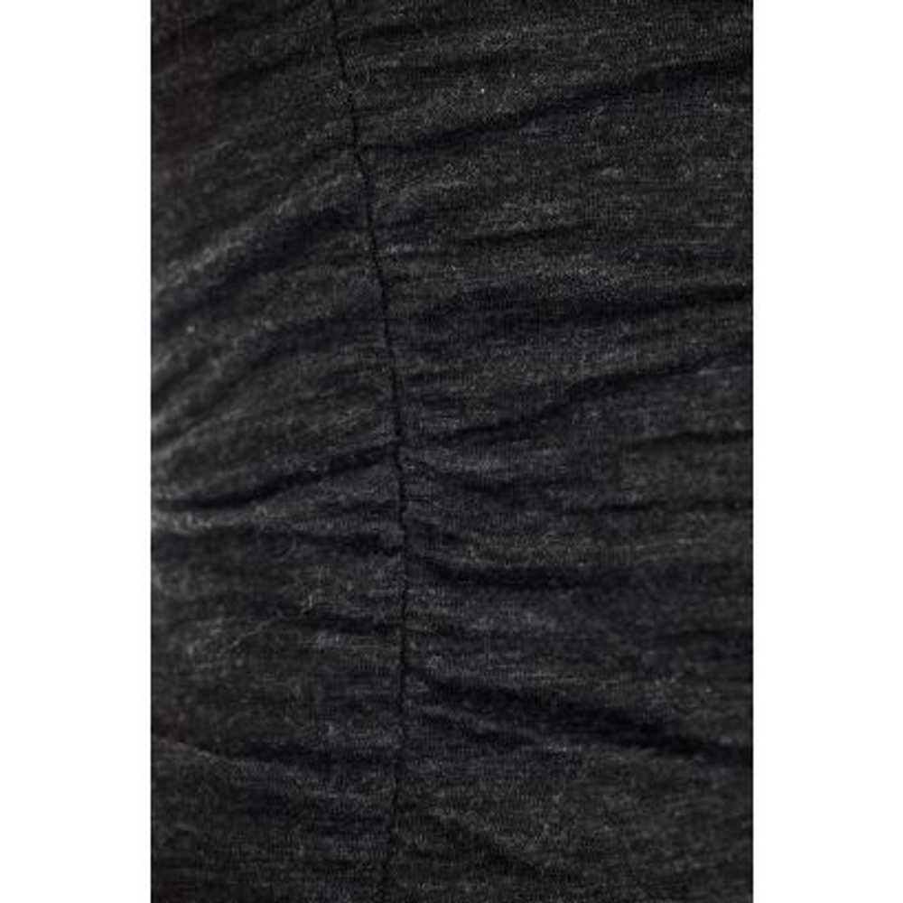 Narciso Rodriguez Sleeveless Ruched Wool T-Shirt … - image 3