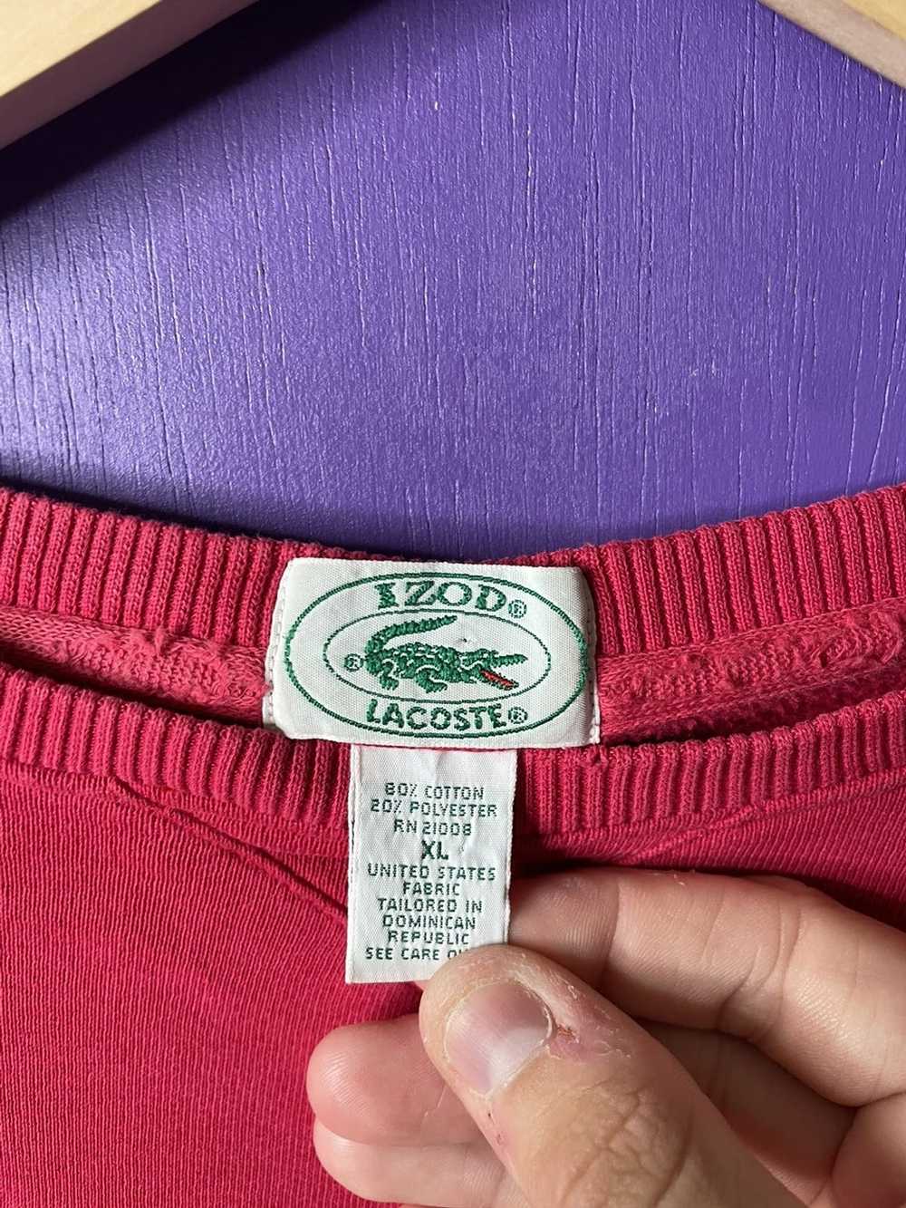 Lacoste × Vintage Vintage 90s IZOD Lacoste logo s… - image 4