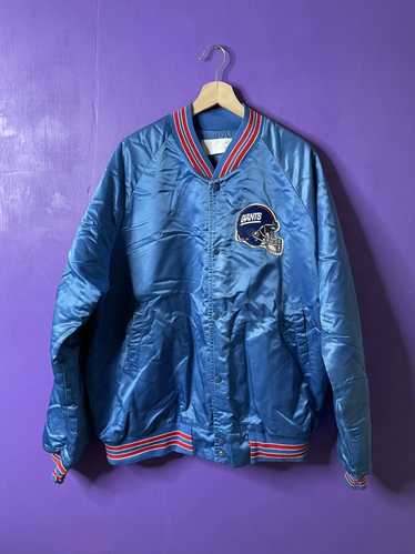 1989 Chalk Line Sacramento Kings Blue Vintage Satin Bomber Jacket Mens M  Used