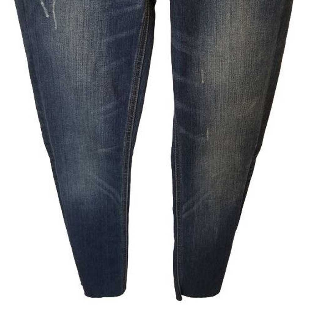 J.Crew J. Crew 26 Dark Wash Denim Distressed Reid… - image 3