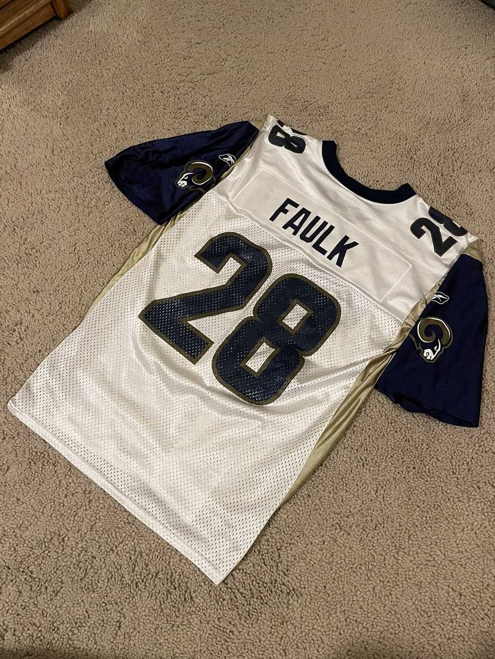 Reebok Throwback St Louis Rams Marshall Faulk Jer… - image 3