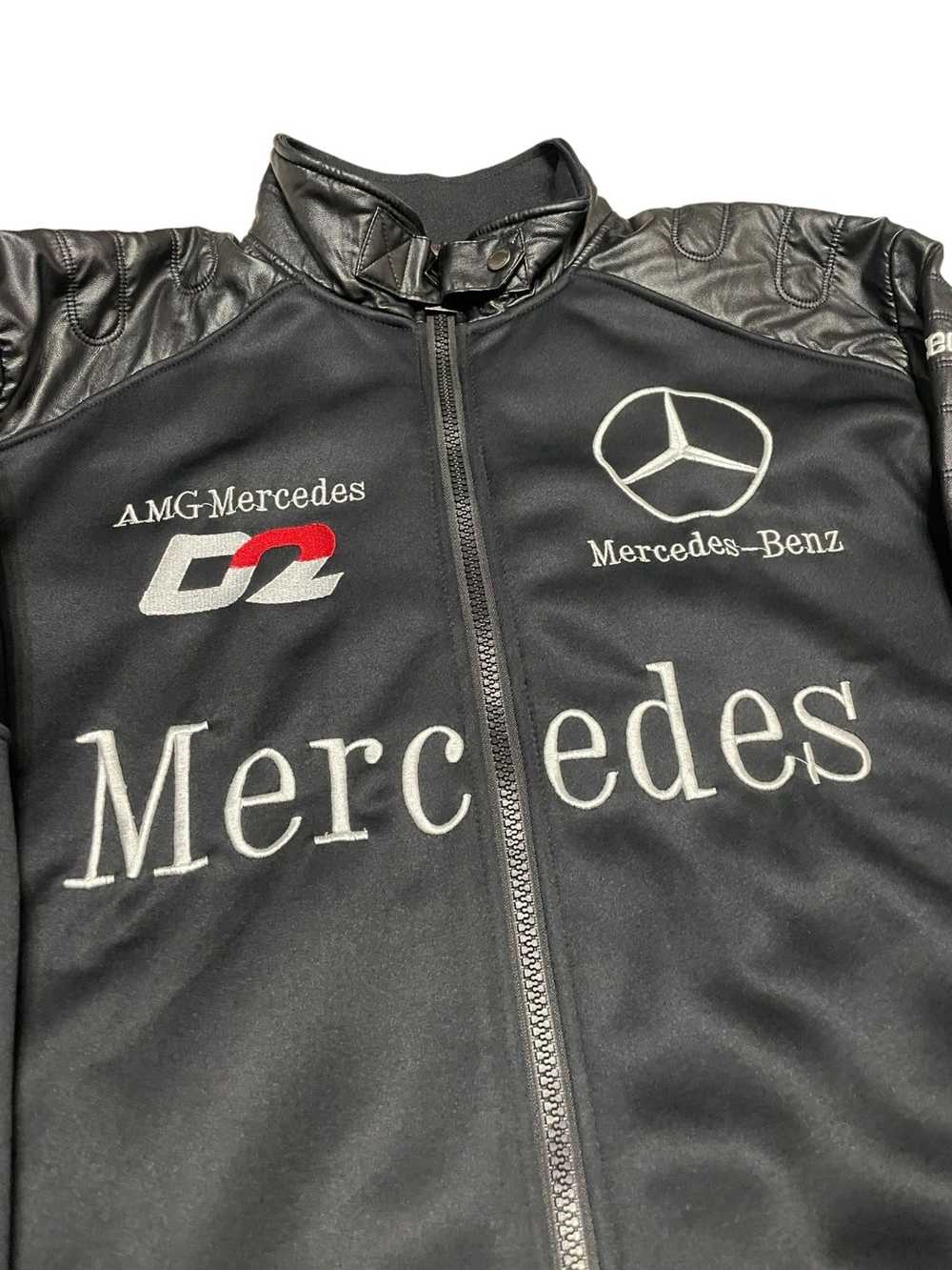 Mercedes Benz × Racing × Vintage Vintage Leather … - image 2