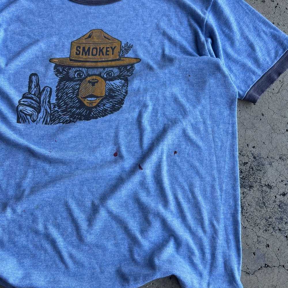 Vintage vintage smokey the bear tee - image 3