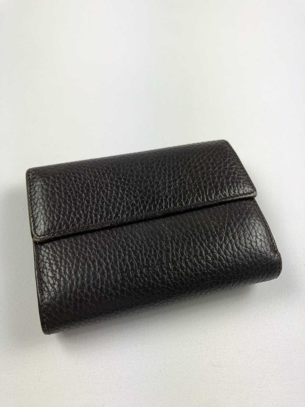 Burberry Burberry brown leather check wallet - image 1