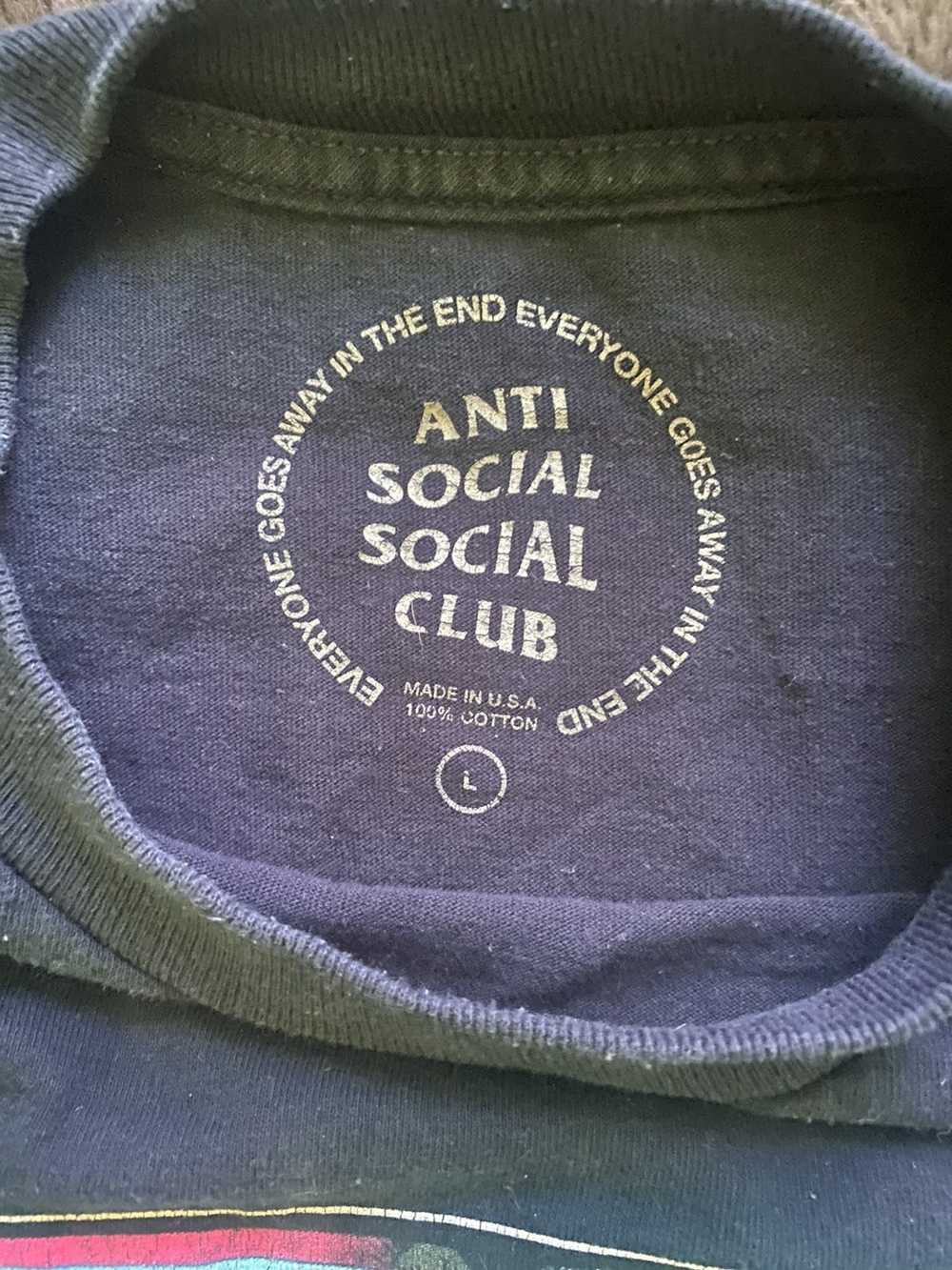 Anti Social Social Club Used ASSC Jackpot Navy Te… - image 3