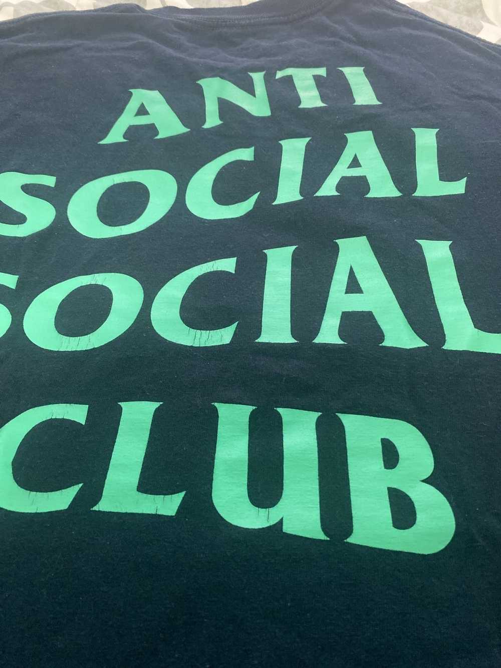 Anti Social Social Club Used ASSC Jackpot Navy Te… - image 9