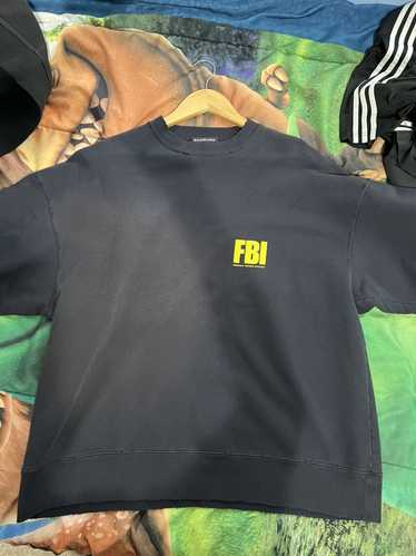 Balenciaga FBI Balenciaga crewneck