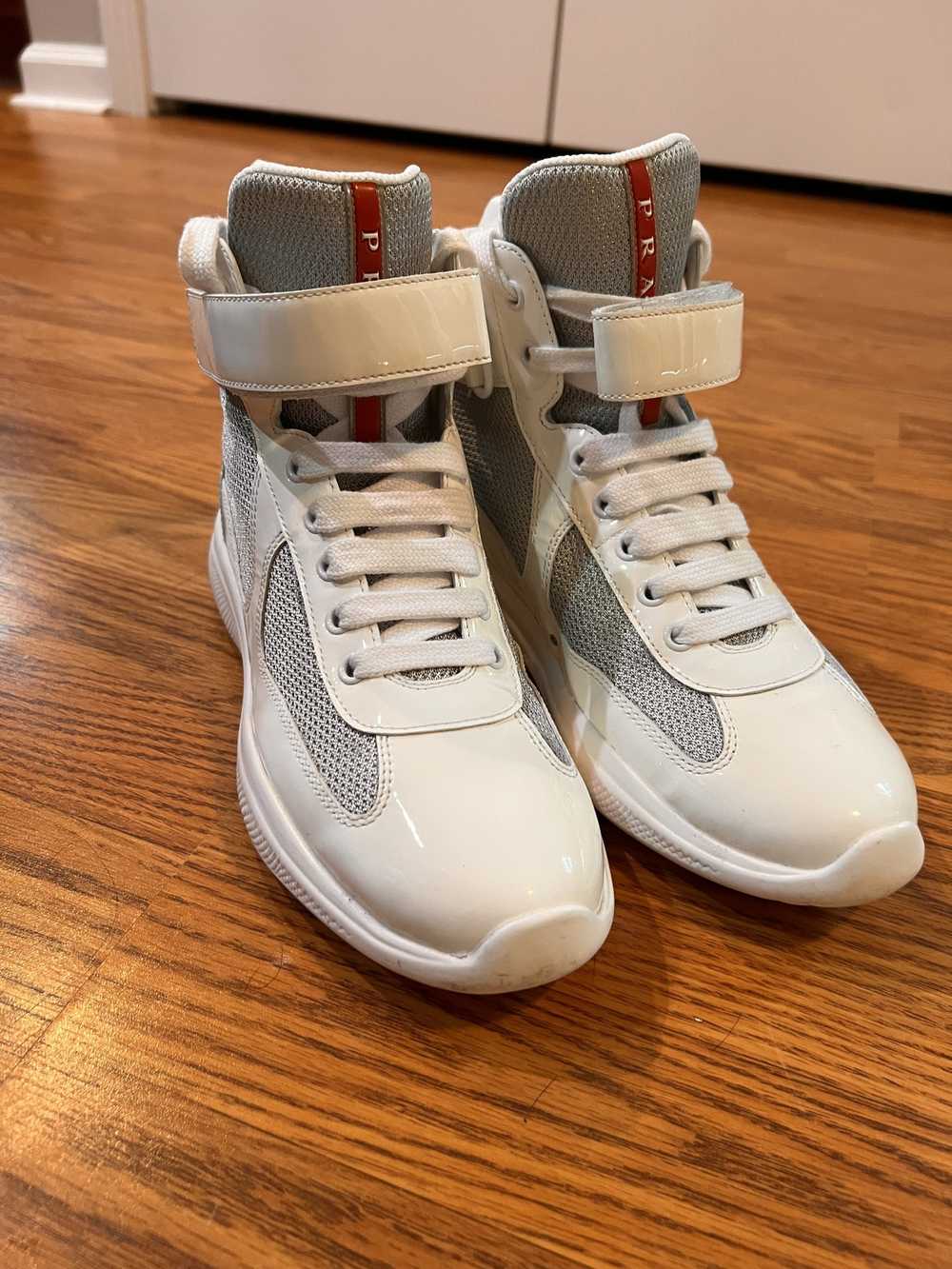 Prada Prada America's Cup Bike High Top Sneaker - image 2