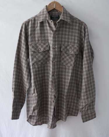 Vintage × Viyella Viyella Shirt Flannel Plaid Woo… - image 1