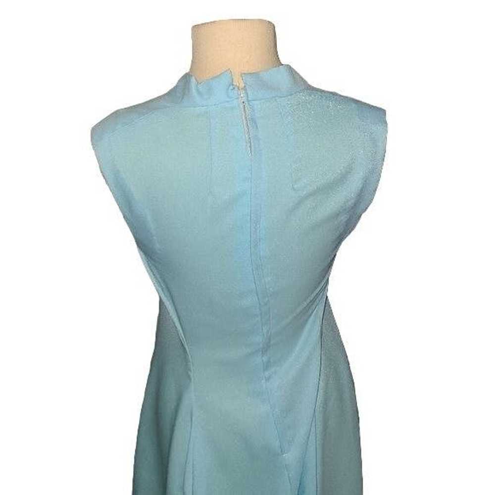 Vintage Vintage Handmade Floor Length Blue Dress - image 4