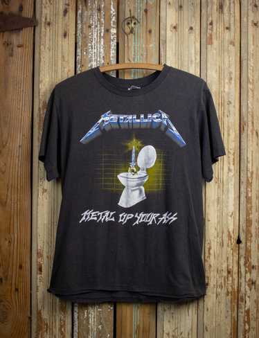 トップス LLICA l Up Your Ass Vintage 1990 Vintage 90s Metallica Shirt Large Metal Up Your Ass – Madd