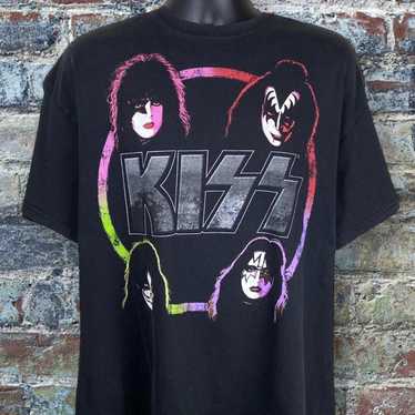 Impact Kiss Vintage Style Logo Heavy Metal 70s 80s Music Glam Rock Band T Shirt KISS31 - M Regular