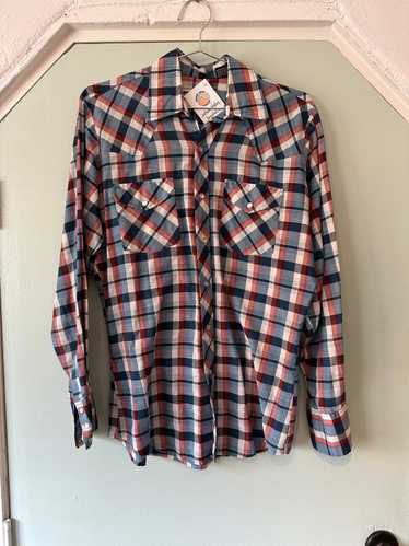 Authentic Western "Youngbloods" Plaid Cowboy Shirt