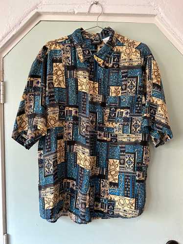 Men's Silk Tiki Shirt by Impact - Large - image 1