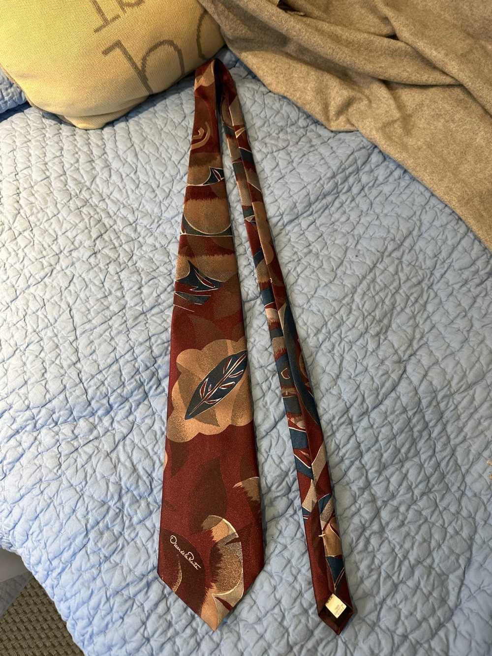 Designer Oscar De La Renta Tie - image 2