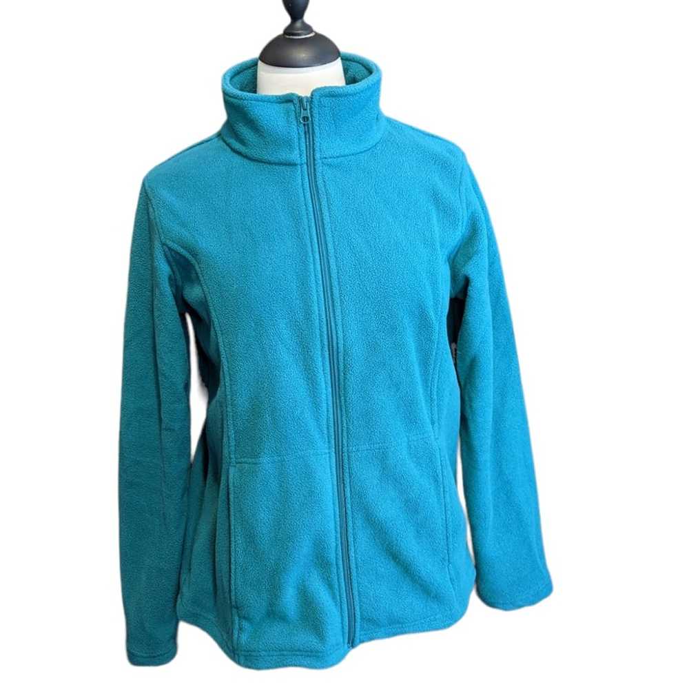 Bass Pro Shops Bass Pro Shops Green Zip Up Fleece… - image 1