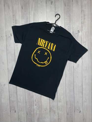 希少XL 90´s NIRVANA SMILE Tシャツ 1992 オリジナル-