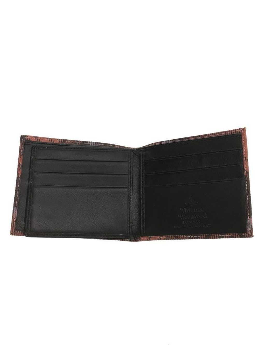 Vivienne Westwood Plaid Orb Leather Wallet - image 3