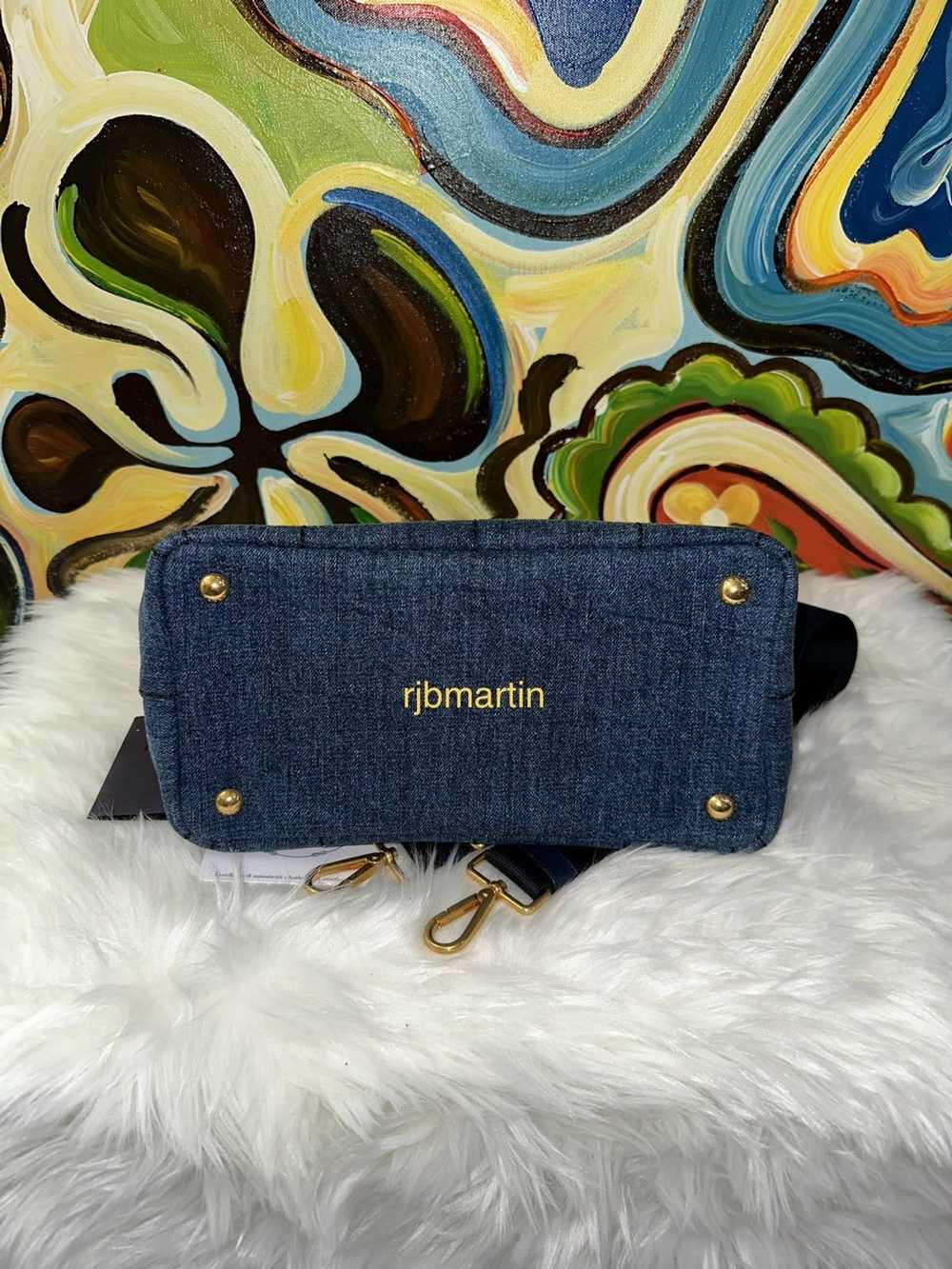 Prada ♥️ AUTHENTIC PRADA CANAPA SMALL DENIM 2 WAY… - image 6