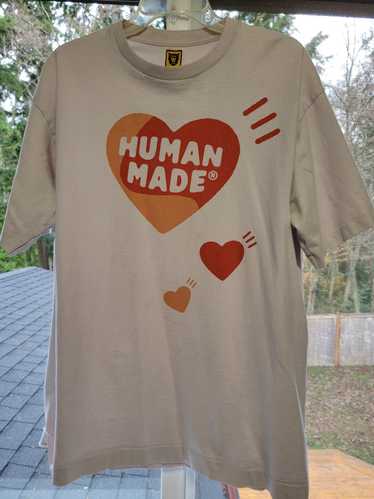Human Made Heart Logo T-Shirt White - SS22 - US