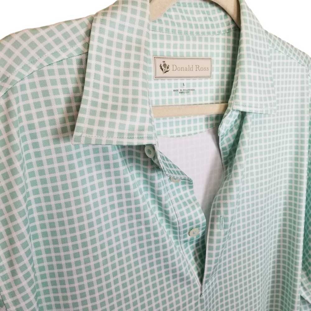 Donald Ross Donald Ross L Checkered Short Sleeves… - image 4