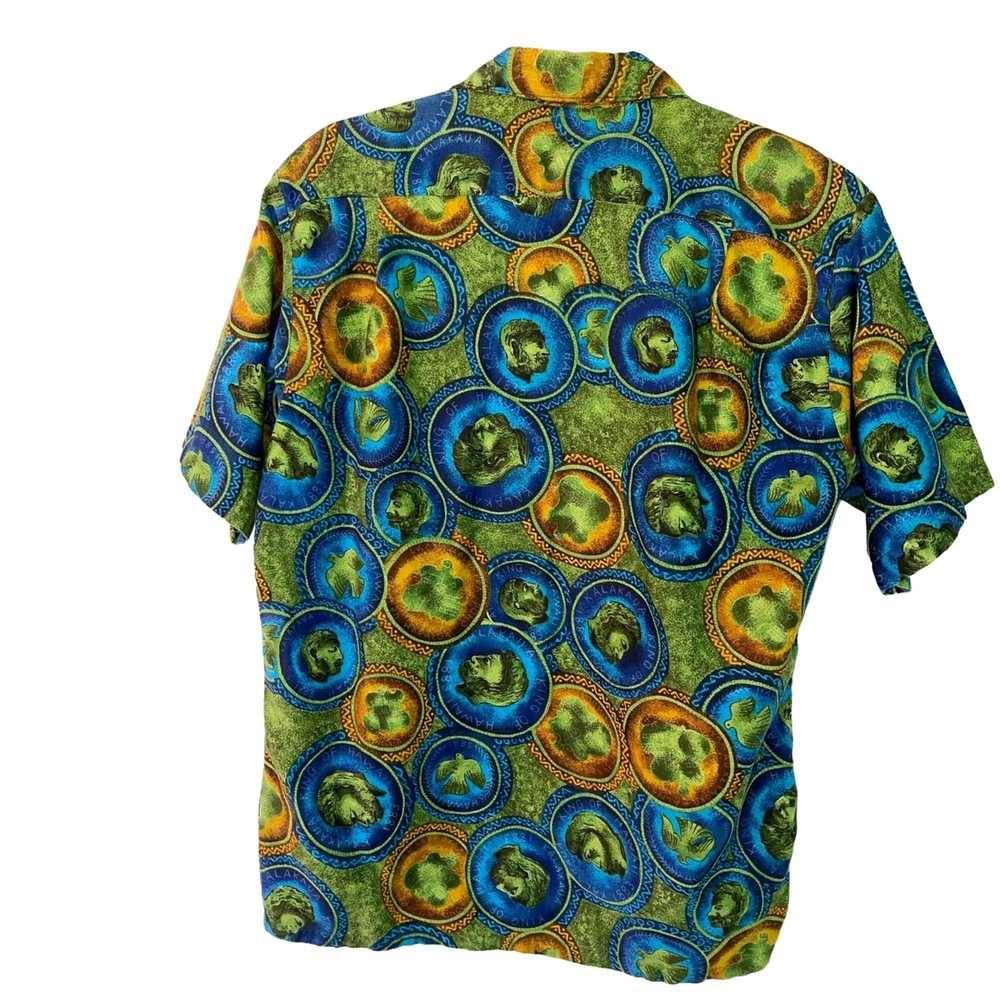 Vintage Barefoot In Paradise Mens Hawaiian Shirt … - image 2