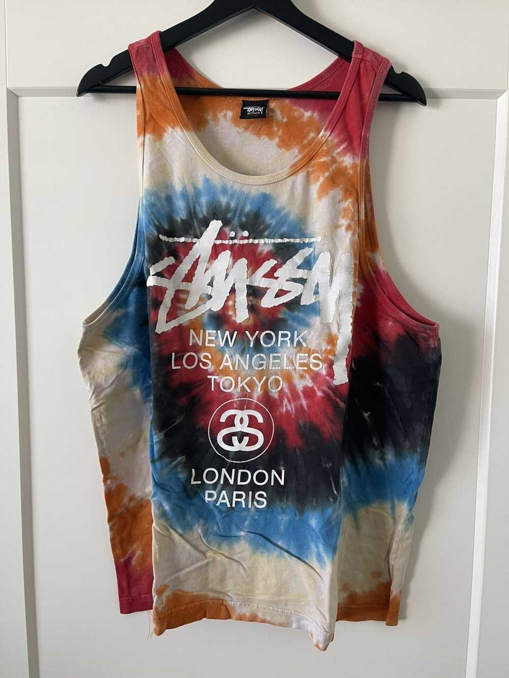 Stussy Vintage World Tour Tank Top - image 1