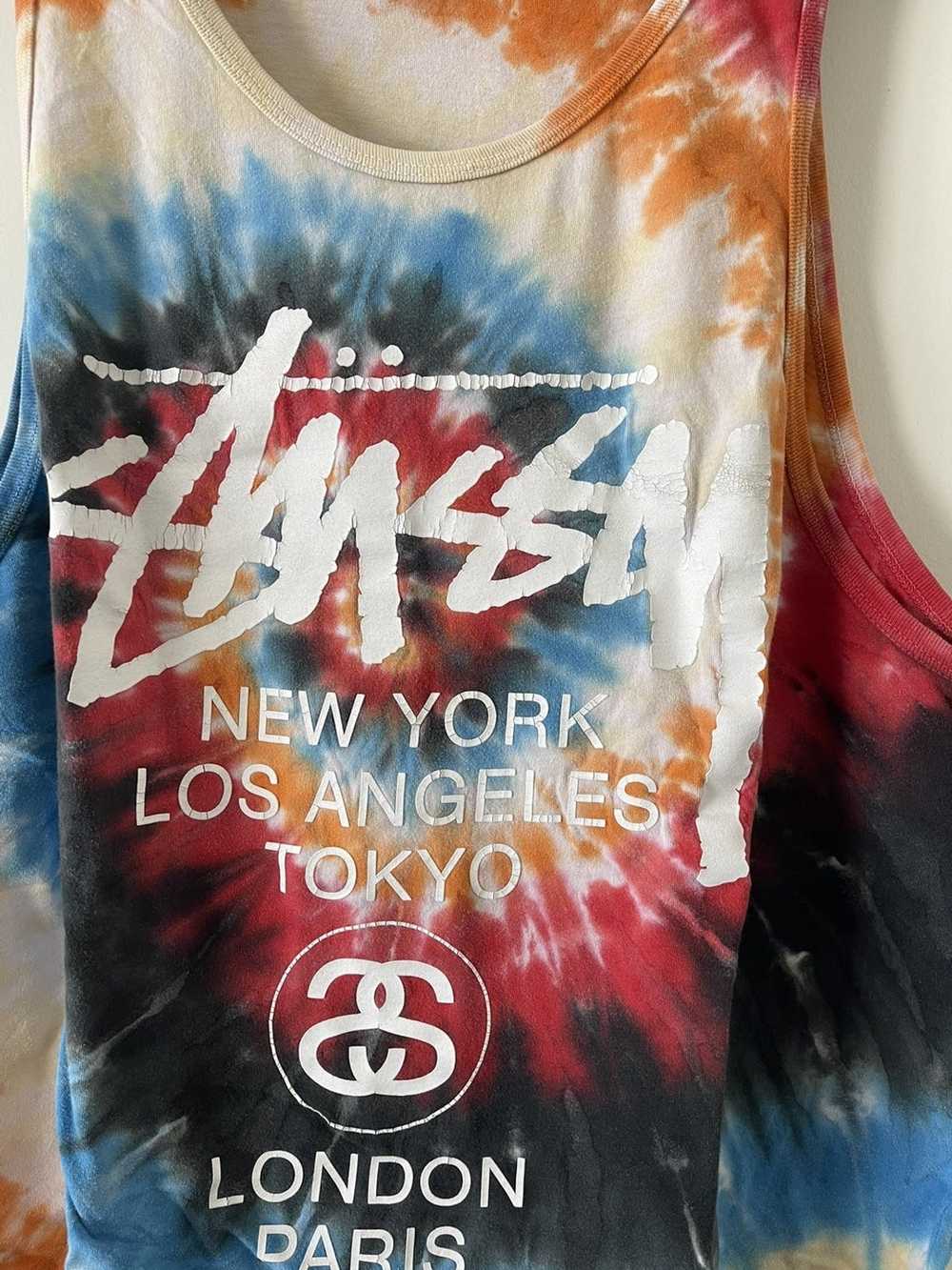 Stussy Vintage World Tour Tank Top - image 4