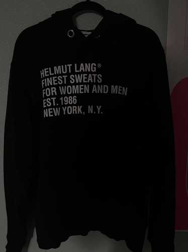 Helmut Lang Black Helmut Lang Hoodie