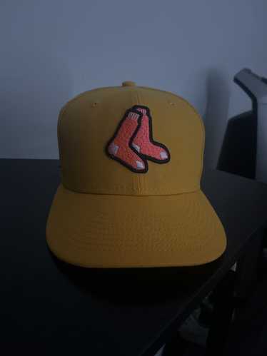 New Era 59fifty Pink Under Brim Red Sox Size 7 1/8 Easter Pack Fitted Hat  Club