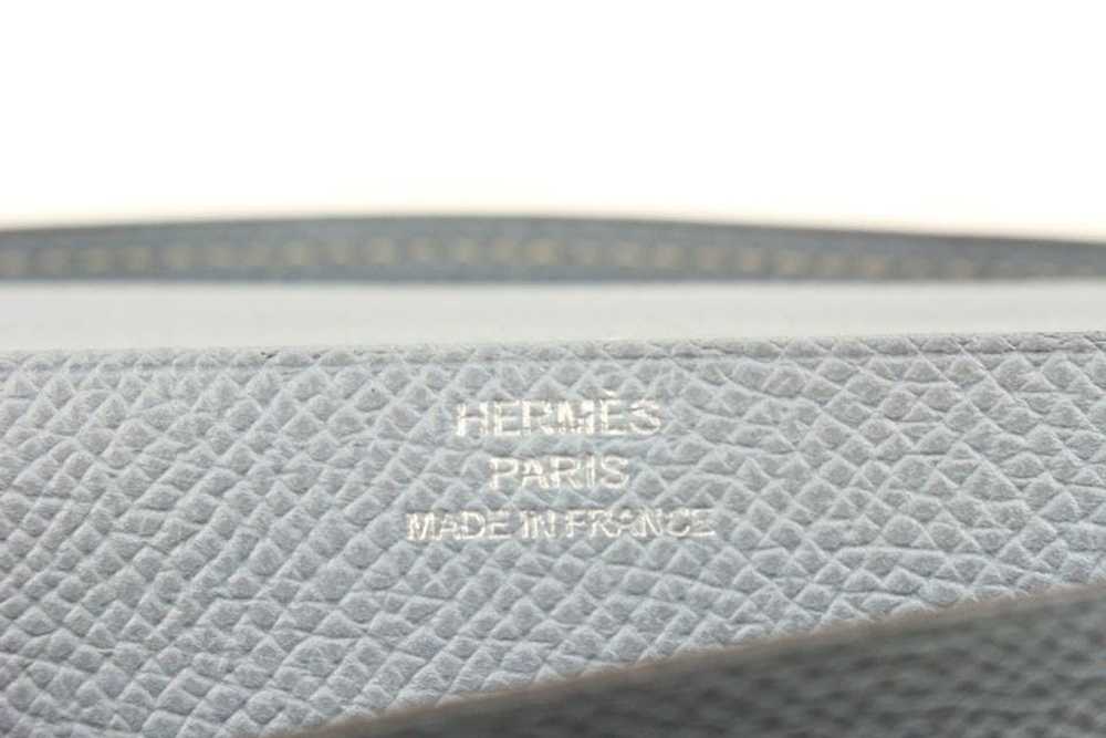 Hermes Hermès Yellow x Blue Epsom Leather Long Bi… - image 3