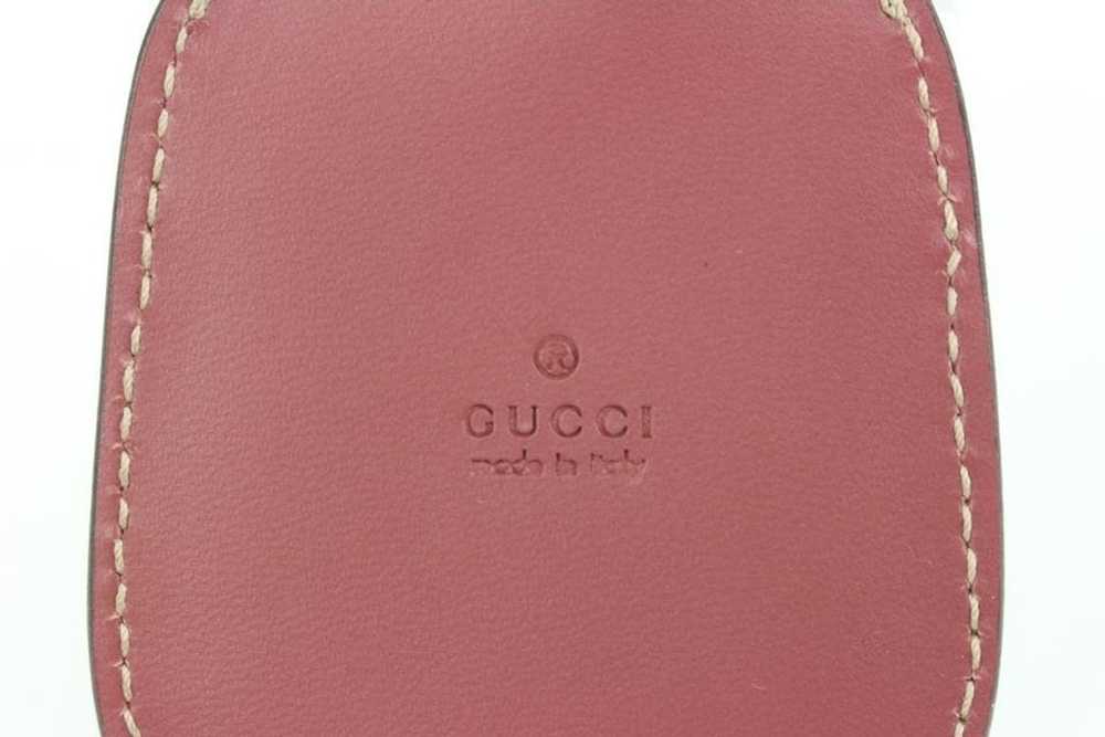 Gucci Gucci Mauve Leather Reversible Blooms Lugga… - image 3