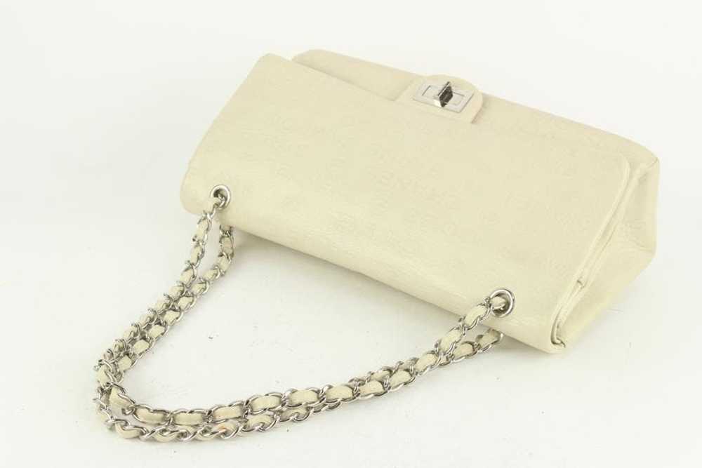 Chanel Chanel Ivory CC Calfskin Maxi Double Flap … - image 8