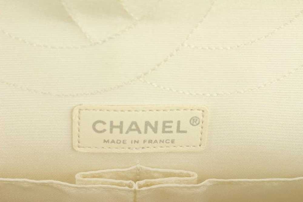 Chanel Chanel Ivory CC Calfskin Maxi Double Flap … - image 9