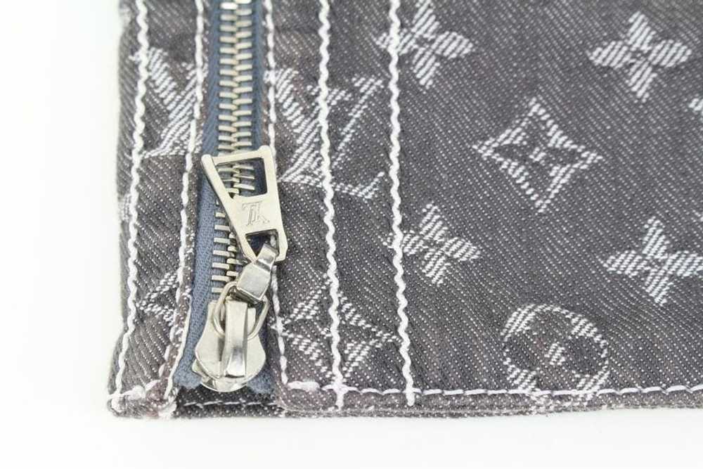 Louis Vuitton Louis Vuitton Sz 2 Grey Denim Monog… - image 7