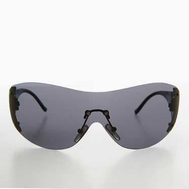 Oversized Round Insect Vintage Sunglasses - Glitz