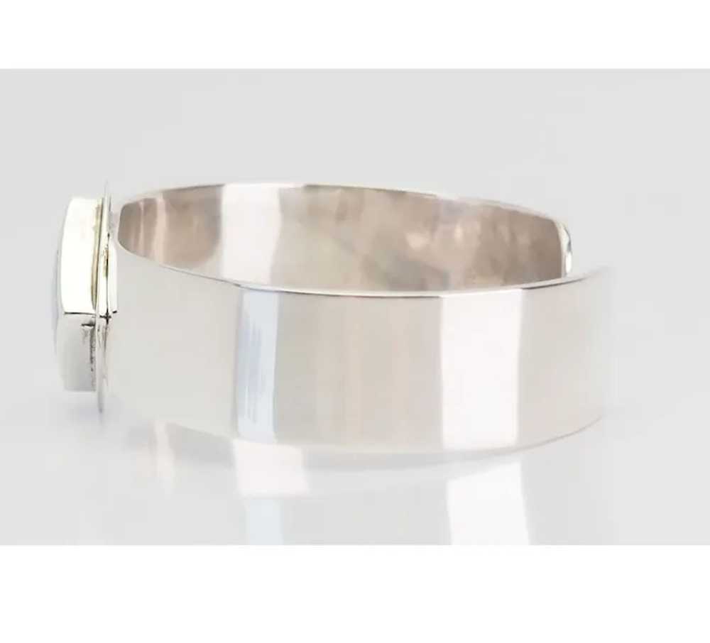 Sterling silver opal modern bracelet by Charles W… - image 4