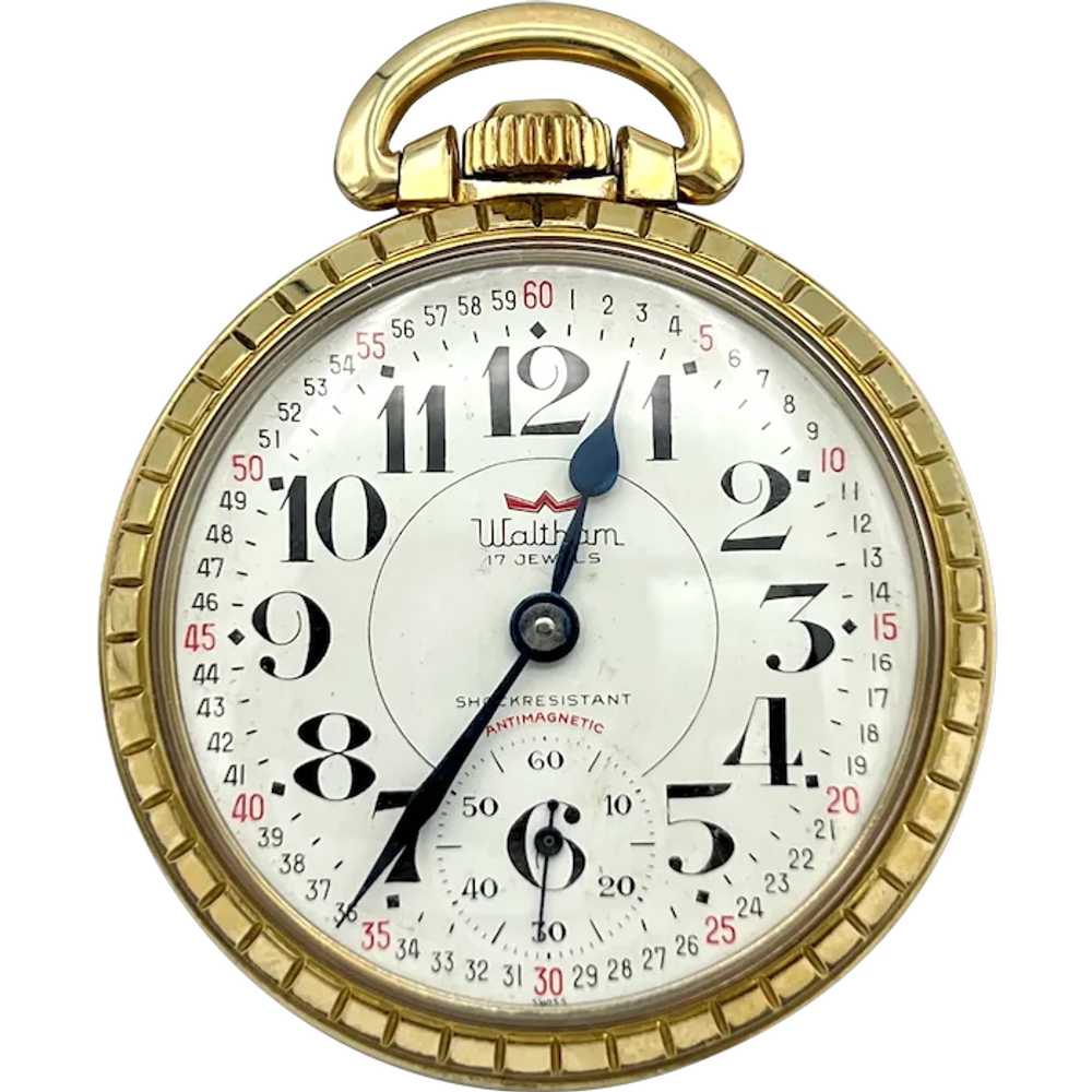 Waltham 10K RGP Pocket Watch - image 1