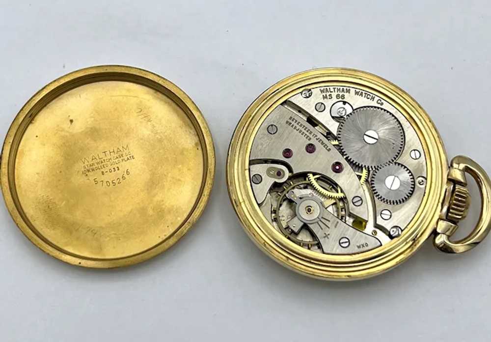 Waltham 10K RGP Pocket Watch - image 4