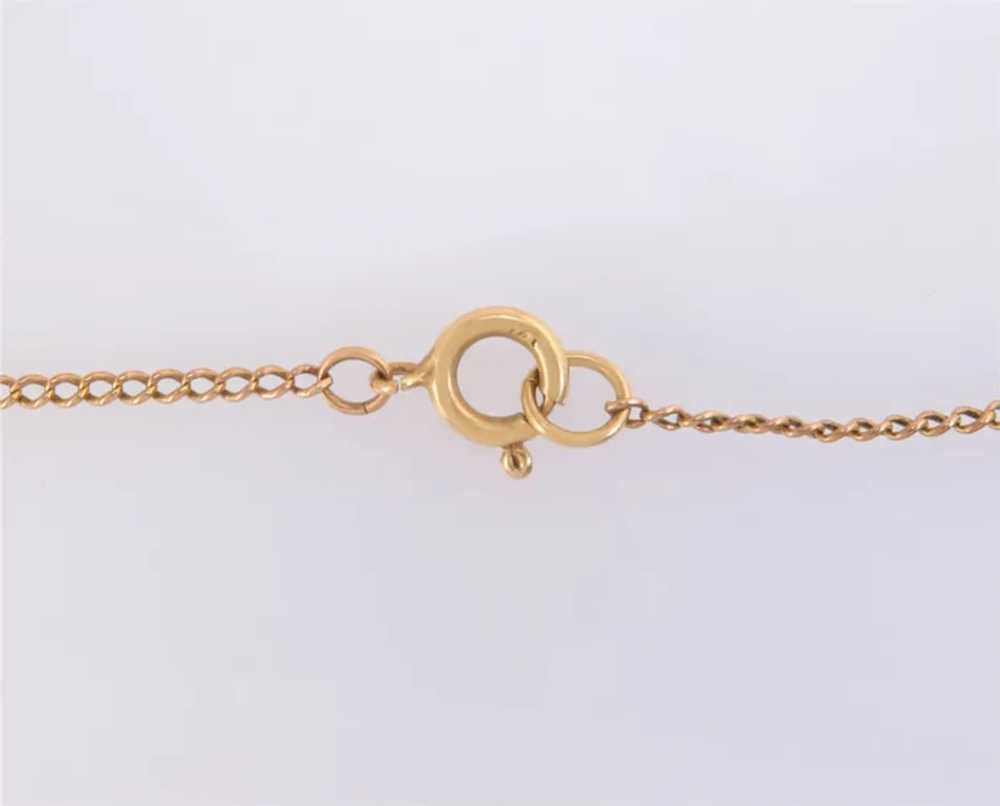 14K Yellow Gold Curb Link Chain 19.5" Necklace 2.… - image 3