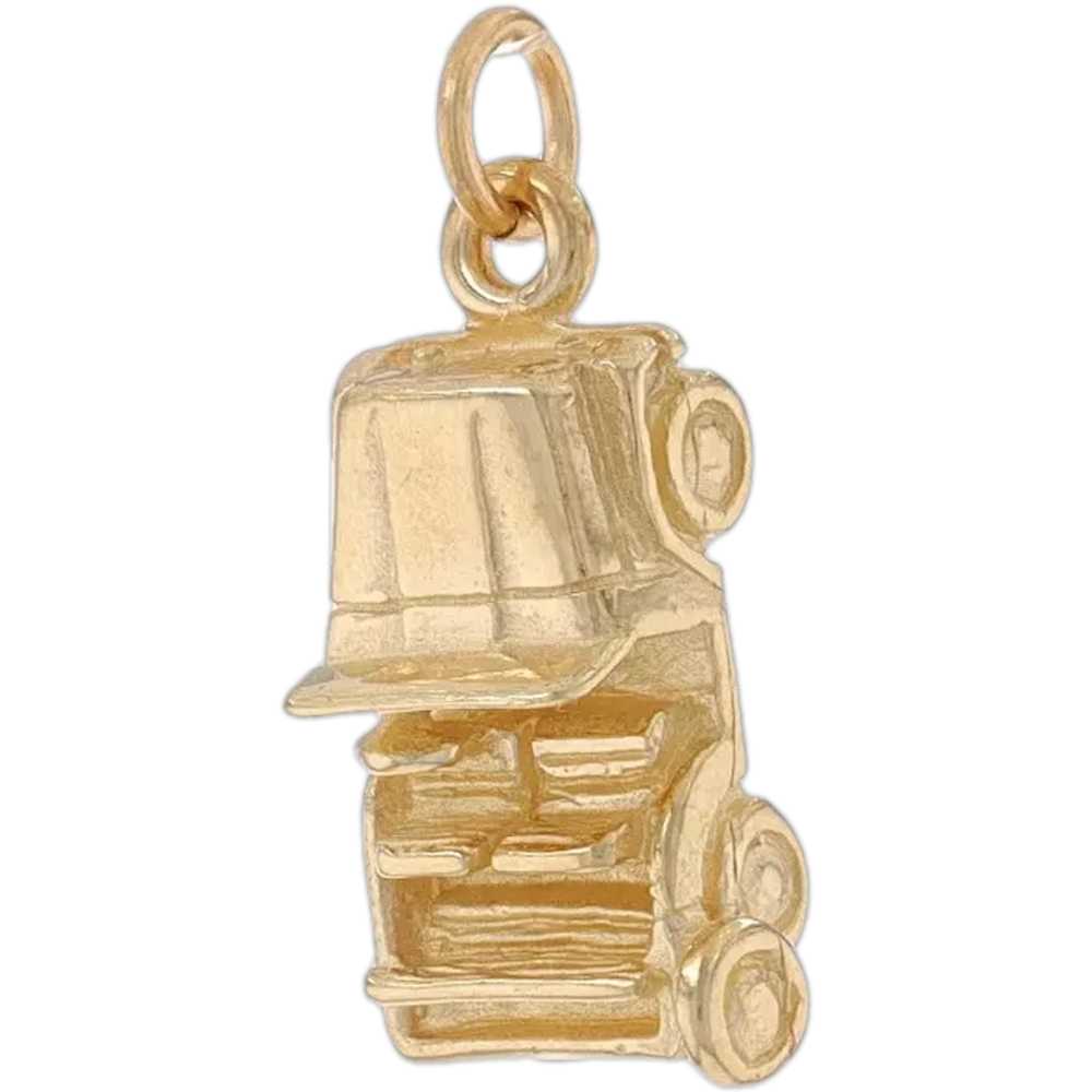 Yellow Gold Sport Utility Vehicle Charm - 14k Jee… - image 1