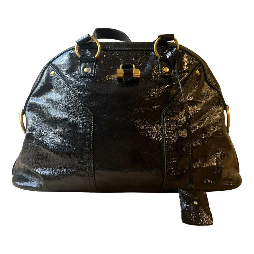 Yves Saint Laurent Muse patent leather handbag - image 1