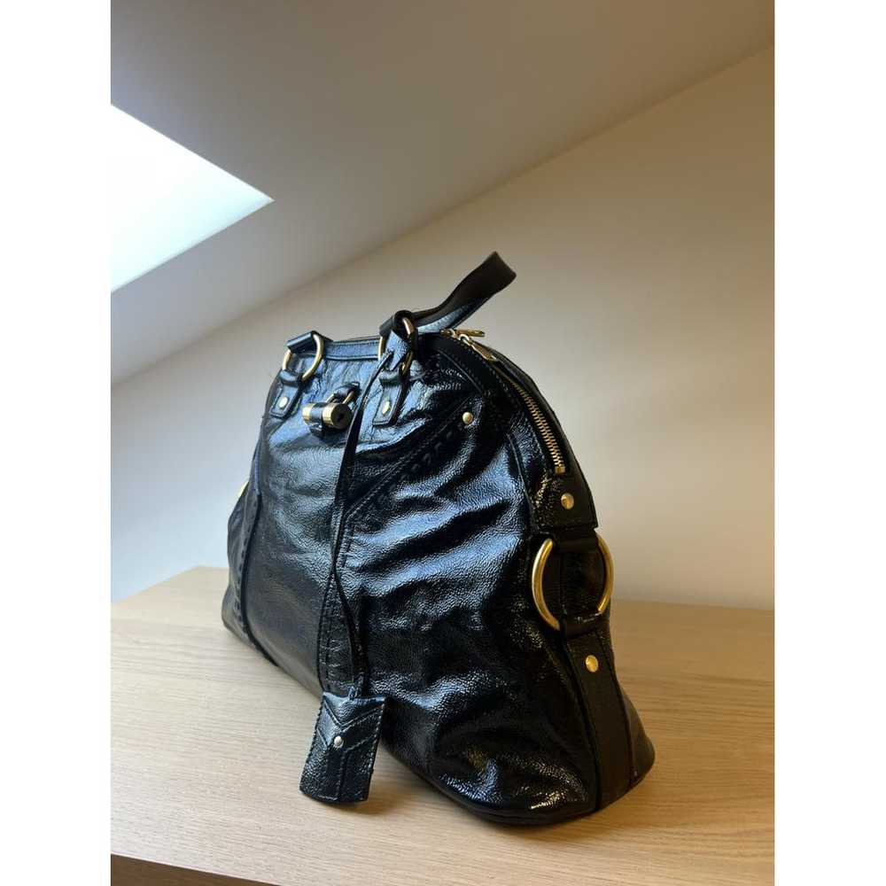 Yves Saint Laurent Muse patent leather handbag - image 6