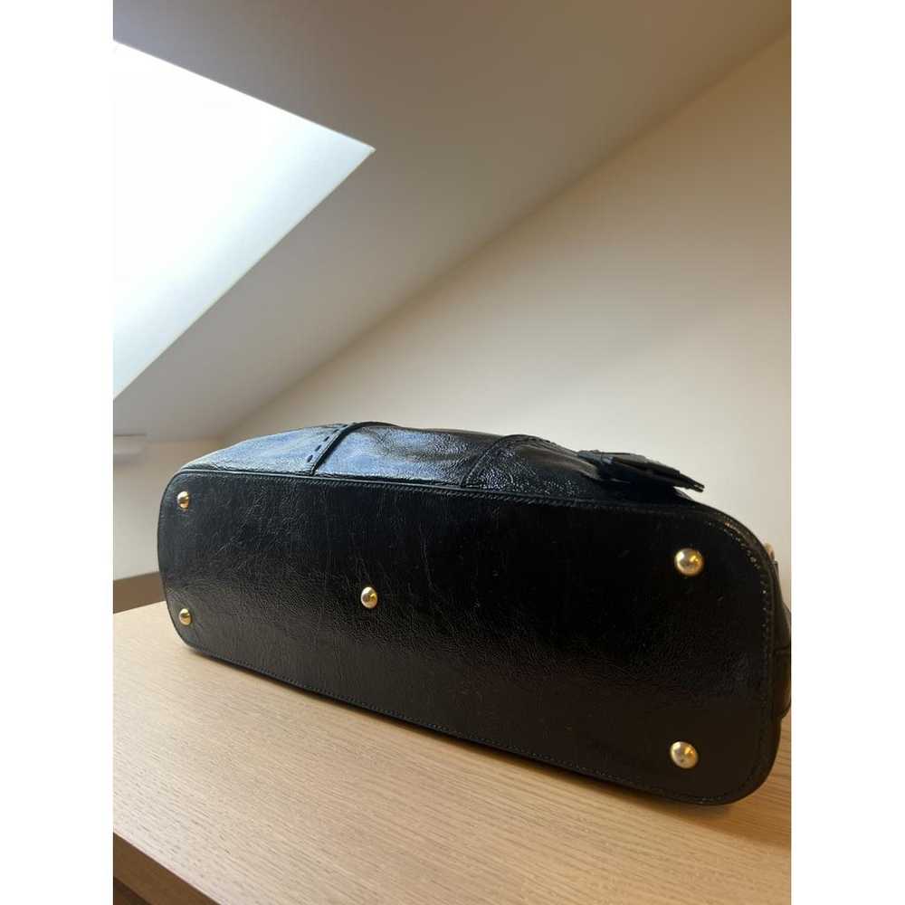 Yves Saint Laurent Muse patent leather handbag - image 7