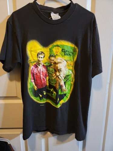 【村上】GREEN DAY tシャツ made in USA Vintage Green Day T-Shirt Straight Jacket Black Single