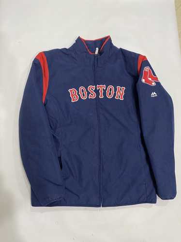 Vintage Red Sox lightweight Baseball Jacket Authentic Collection Majestic  Kids Size Small