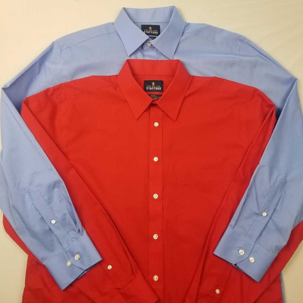 stafford dress shirt and tie set